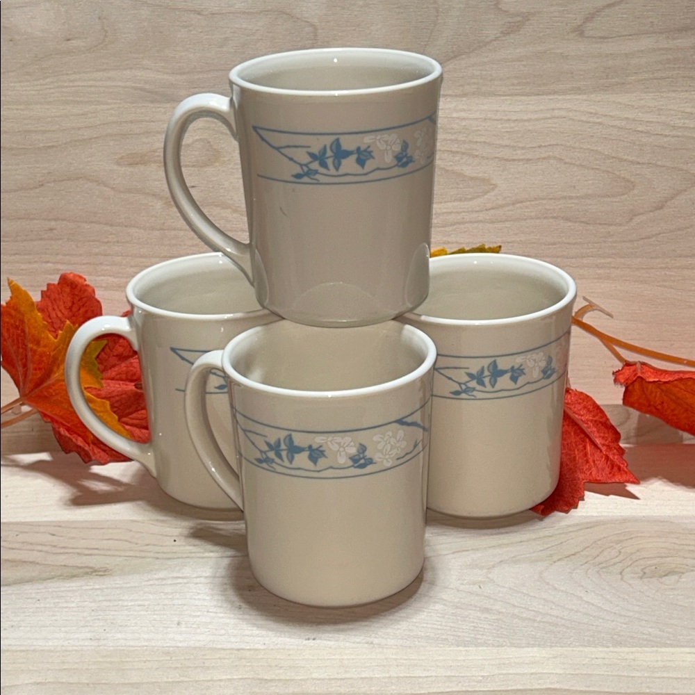 FIRST OF SPRING by Corelle - Corning Ware Set of 4 Coffee/Tea Mugs